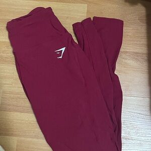 Gymshark Burgundy Leggings
